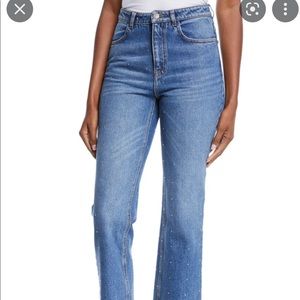 NWT ALC malone studded straight jeans